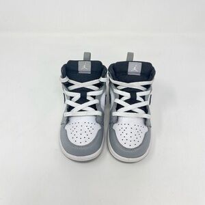 Nike Air Jordan 1 Mid Wolf Gray Navy